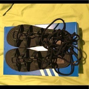 Tory burch tie sandal size 7